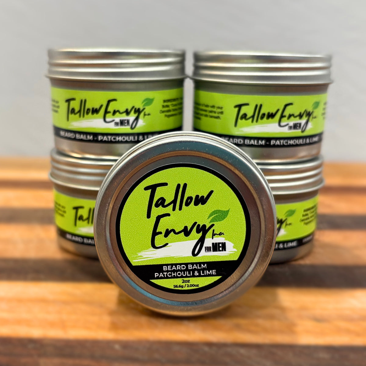 Beard Balm by Tallow Envy Inc. – Nourishing Tallow Balm for Soft, Healthy Beard Growth