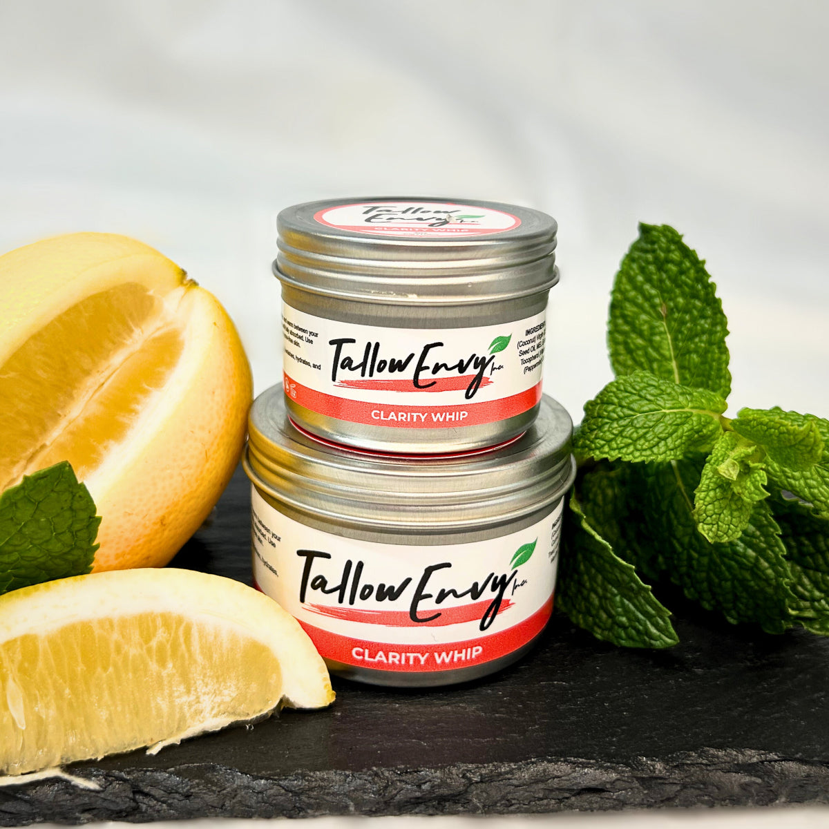 Clarity Whip by Tallow Envy Inc. – Organic Acne-Fighting Tallow Moisturizer for Face & Body | Vitamin A, D, E & K Balm for Skin Conditions & Collagen Boost