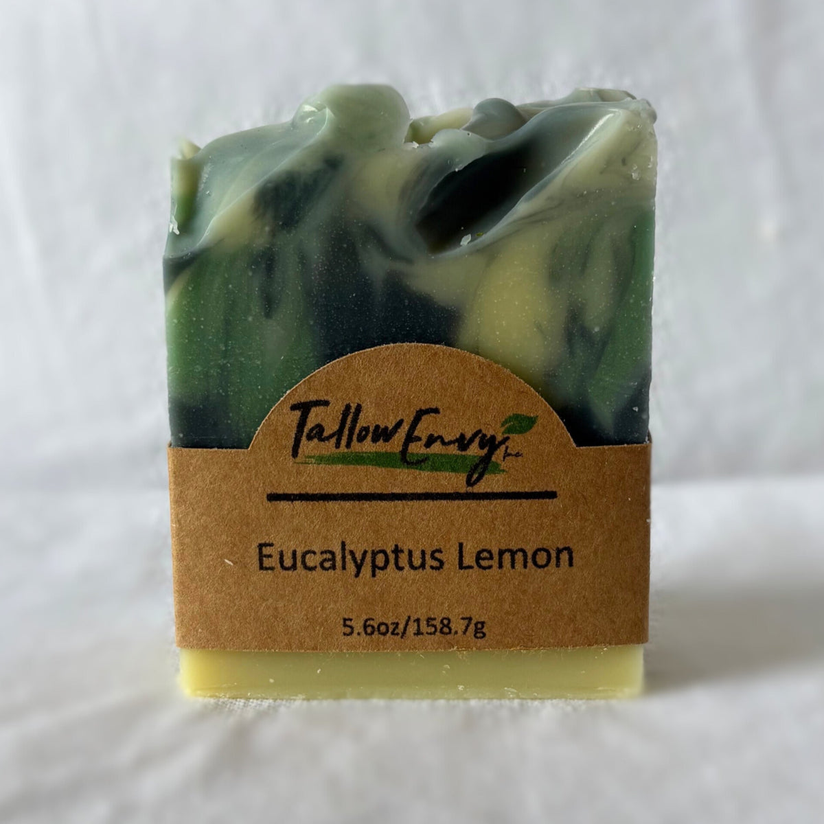 Eucalyptus Lemon Tallow Soap Bar by Tallow Envy Inc. – Refreshing Citrus Cleanser
