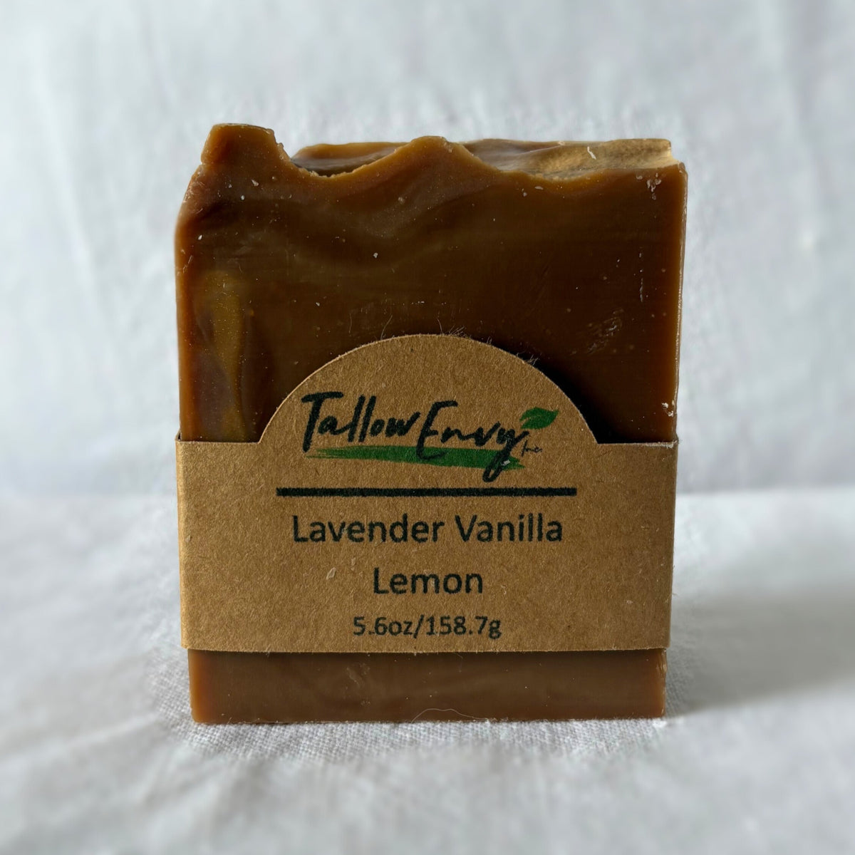 Lemon Vanilla Lavender Tallow Soap by Tallow Envy Inc. – Soothing Citrus Floral Bar