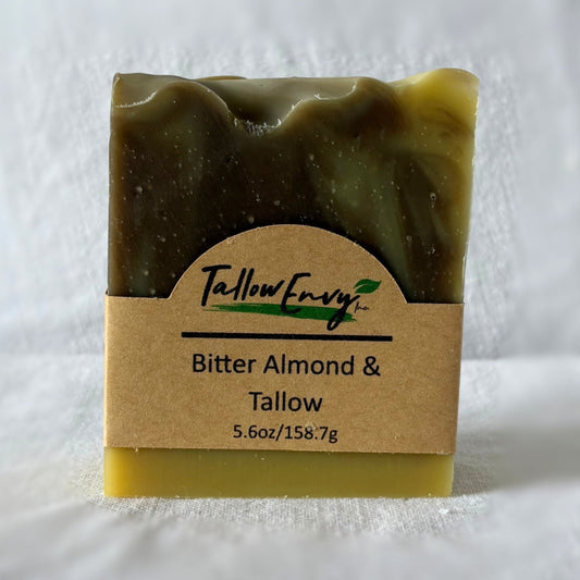 Bitter Almond Tallow Soap by Tallow Envy Inc. – Moisturizing, Natural & Handmade Bar