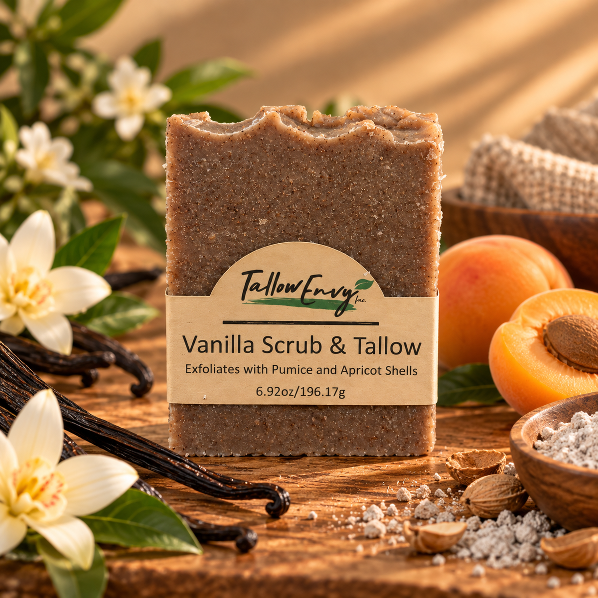 Vanilla Scrub & Tallow Soap